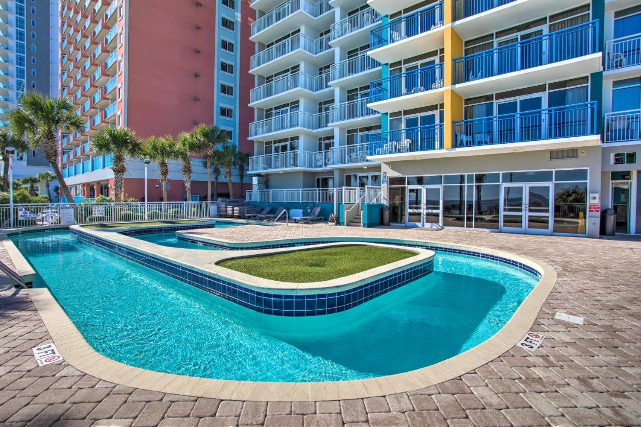 Oceanfront Condo With Huge Balcony Walk To Skywheel Myrtle Beach Extérieur photo
