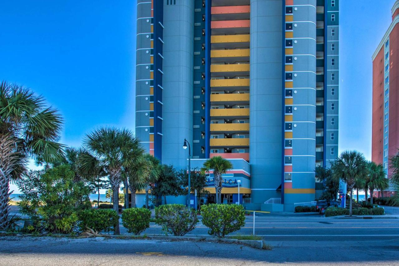 Oceanfront Condo With Huge Balcony Walk To Skywheel Myrtle Beach Extérieur photo