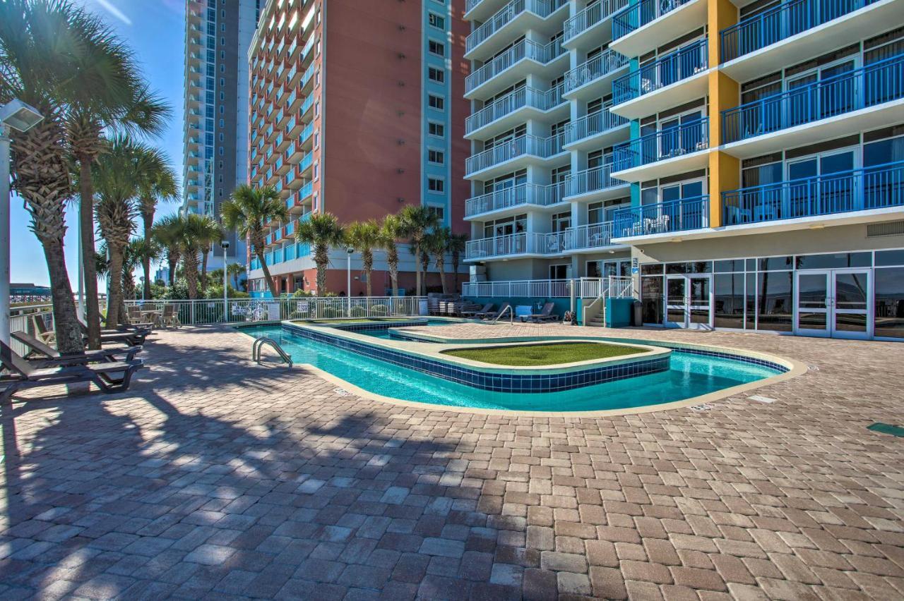 Oceanfront Condo With Huge Balcony Walk To Skywheel Myrtle Beach Extérieur photo