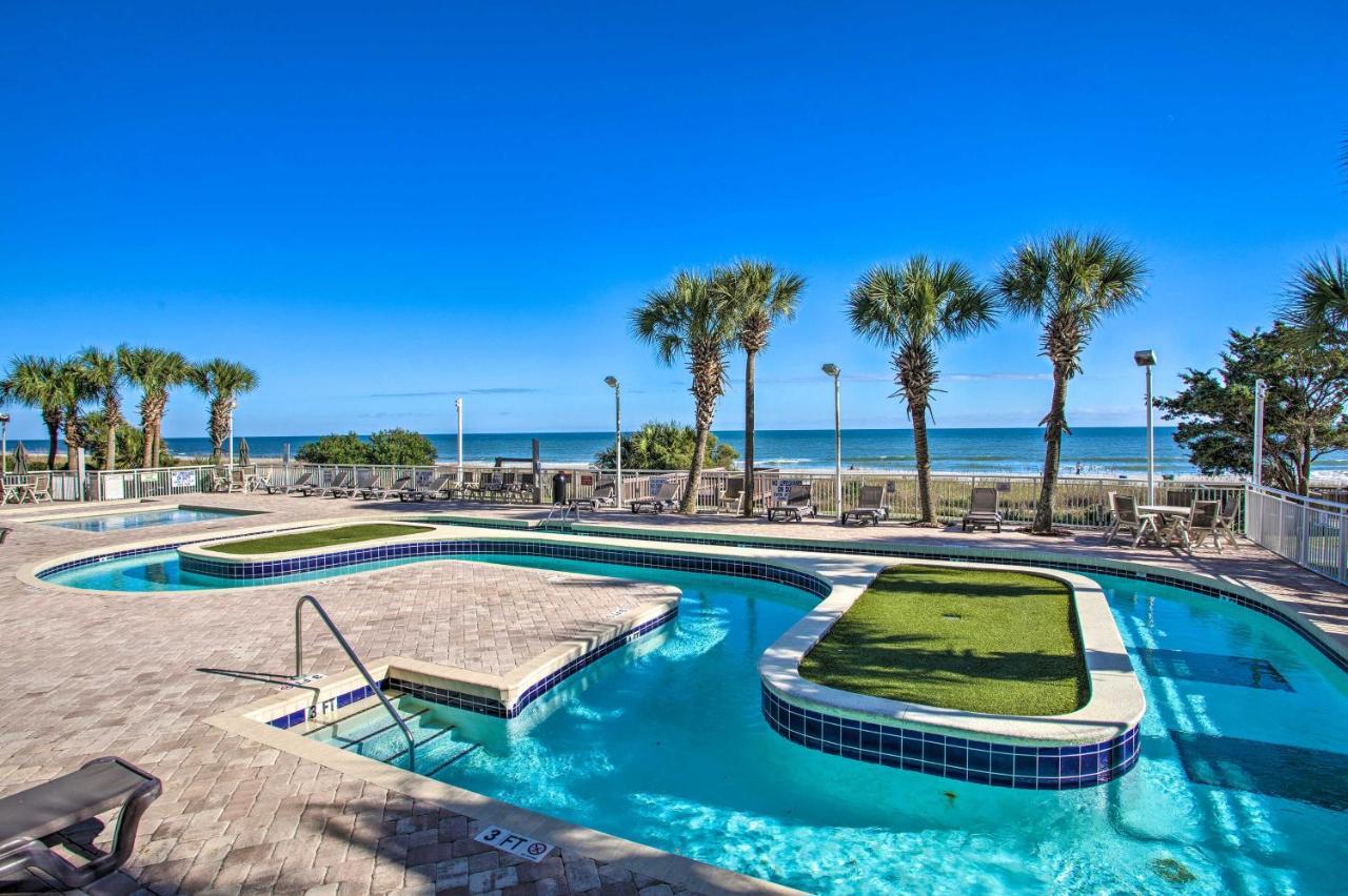 Oceanfront Condo With Huge Balcony Walk To Skywheel Myrtle Beach Extérieur photo