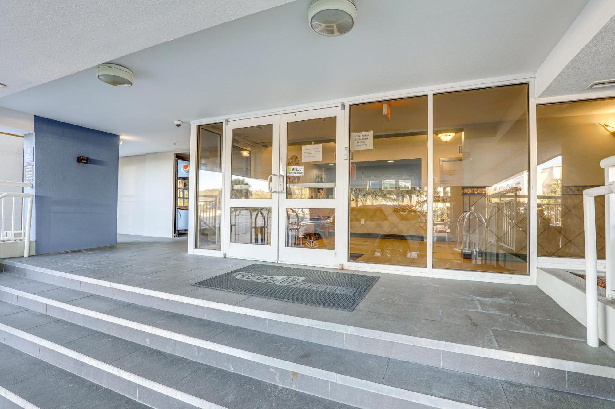 Oceanfront Condo With Huge Balcony Walk To Skywheel Myrtle Beach Extérieur photo