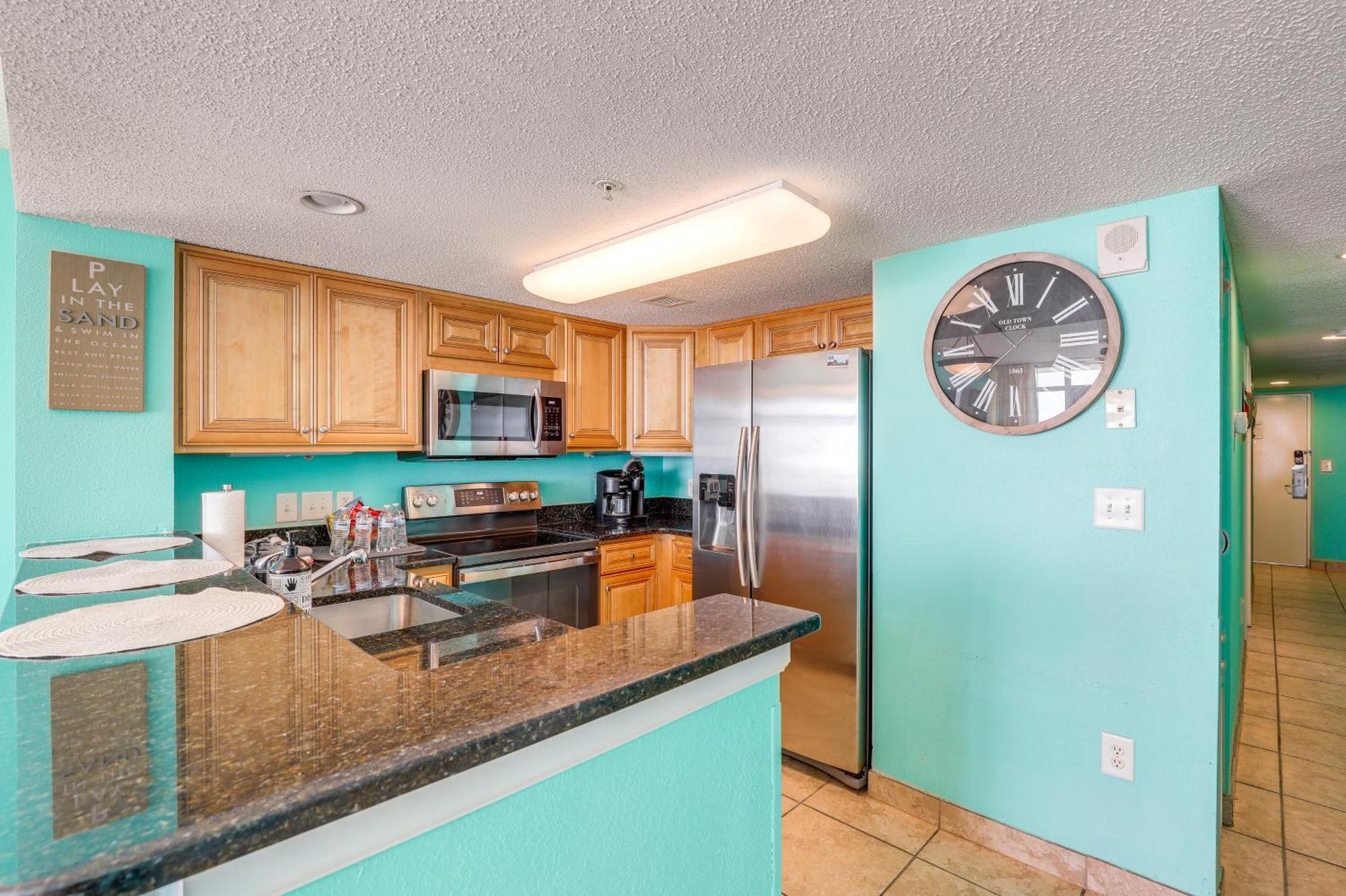Oceanfront Condo With Huge Balcony Walk To Skywheel Myrtle Beach Extérieur photo
